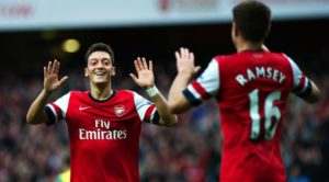 Kemungkinan Ozil dan Aaron Ramsey Akan Absen