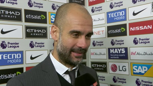 Guardiola Minta Fans Tetap Mendukung City Saat Lawan Arsenal
